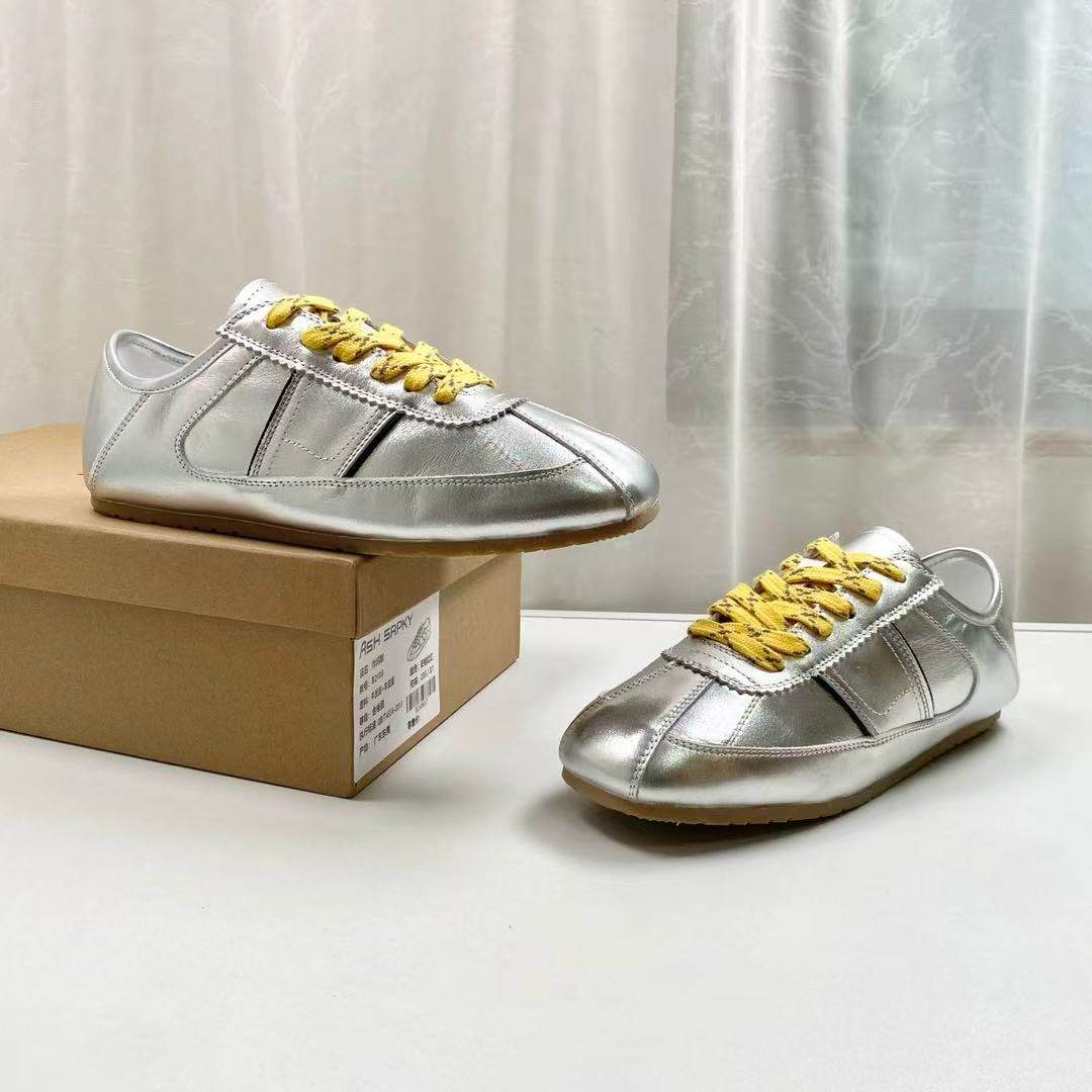 2026春夏新款德训鞋女真皮系带运动休闲鞋阿甘鞋方头单鞋平跟平底,女鞋,德训鞋,淘宝优惠券,粉丝福利购,淘宝优惠卷