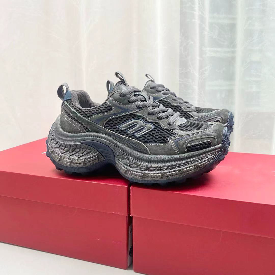 2026春季新款运动风厚底老爹鞋女增高运动休闲鞋圆头松糕低帮板鞋,流行男鞋,老爹鞋,淘宝优惠券,粉丝福利购,淘宝优惠卷