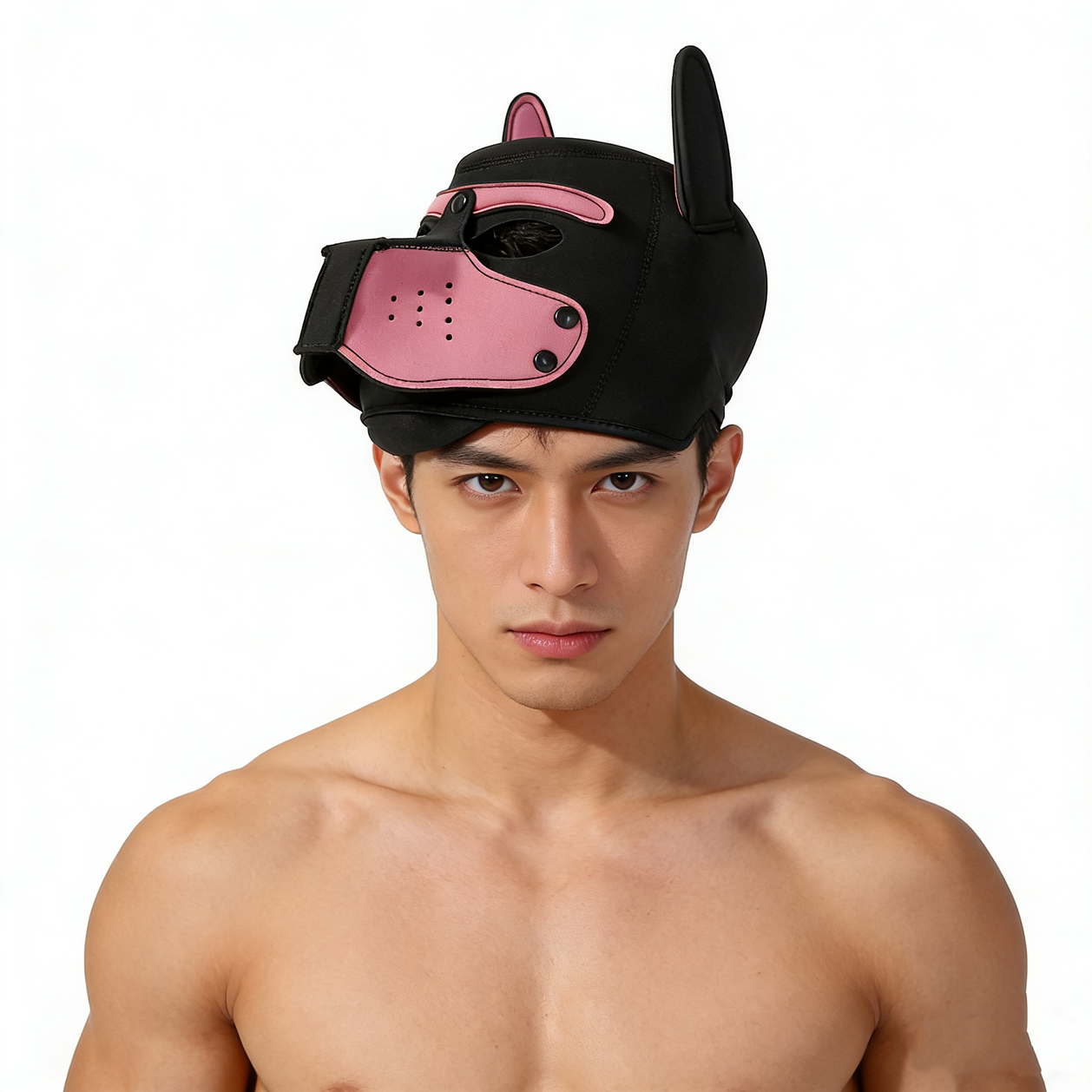 狗头套面罩男直播道具 同志GAY情侣万圣节cosplay角色扮演奴面具