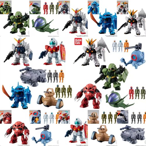 BANDAI万代 盒弹 高达微型战争02 03 V高达 魔蟹 祖鲁扎古 铁球