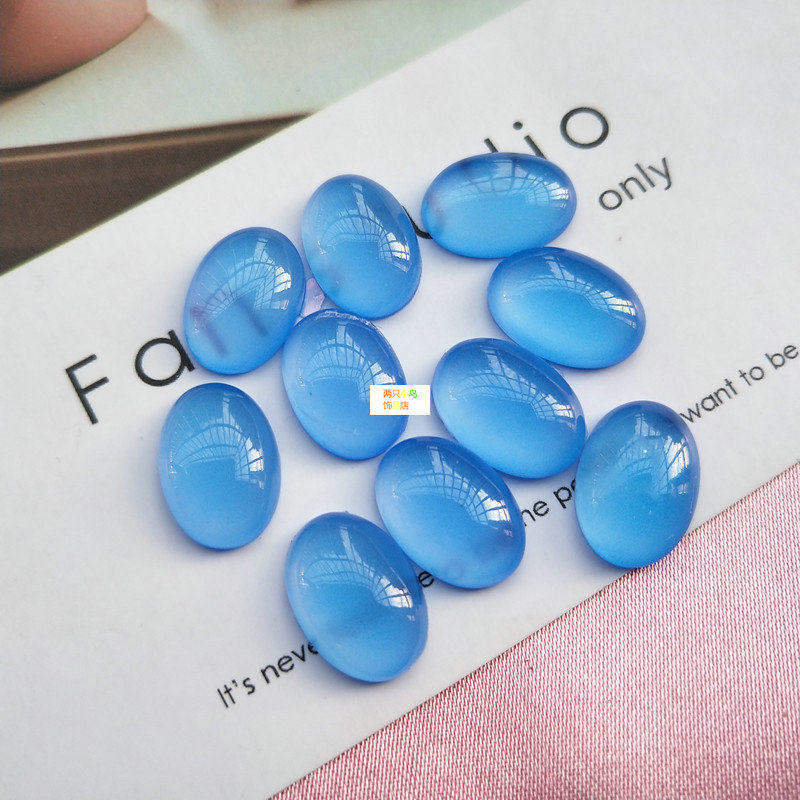 树脂材料制作无孔平底椭圆蛋形宝蓝色戒面贴片散珠 diy首饰品配件,饰品/流行首饰/时尚饰品新,其他DIY饰品配件,淘宝优惠券,粉丝福利购,淘宝优惠卷