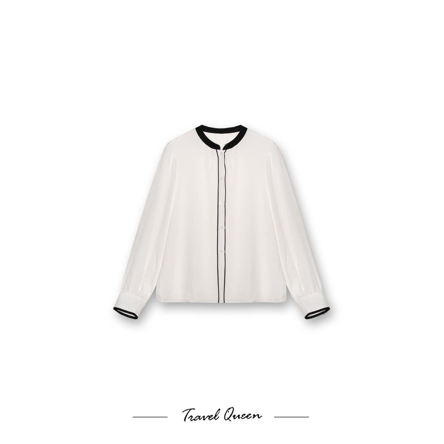 【鱼儿推荐】TQ"韫玉生辉"桑蚕丝上衣长袖L90620