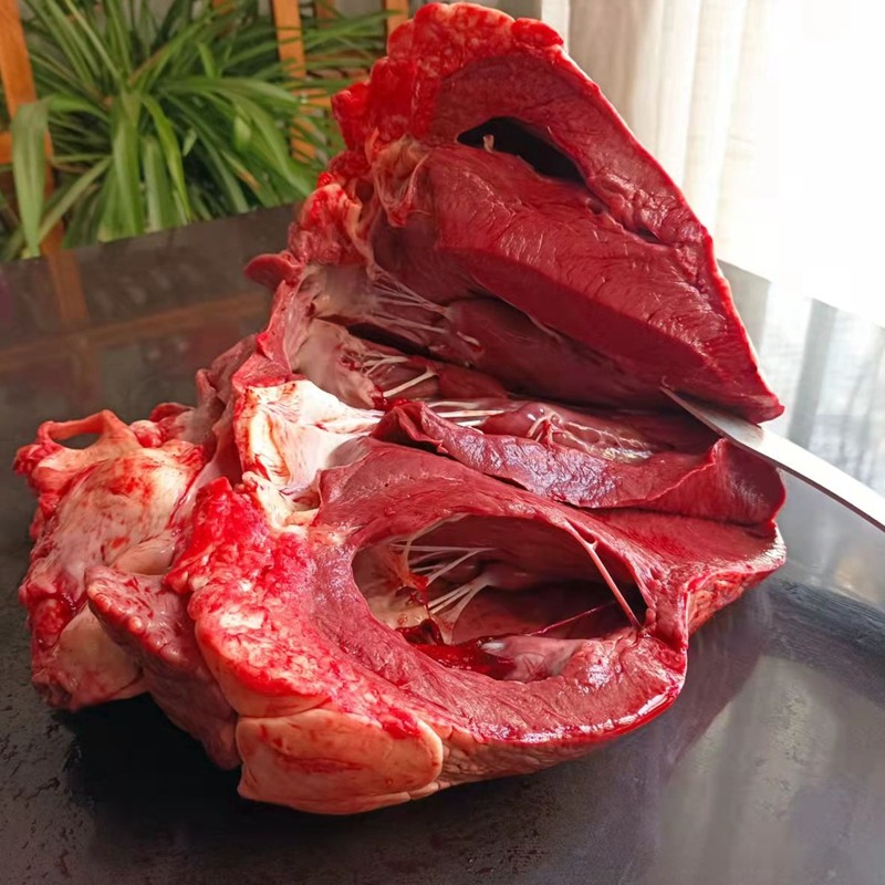 10年老店 河南黄牛新鲜牛心生鲜牛心本地黄牛牛心脏整4斤左右生鲜