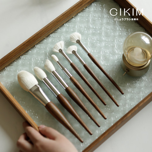 gikim吉奇木木枝动物毛化妆刷
