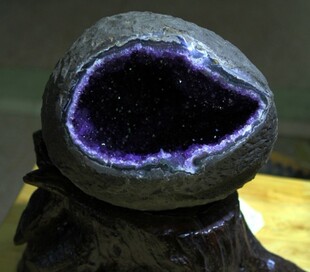 乌拉圭钱袋子 聚宝盆紫晶洞 水晶摆件 矿区直销 天然紫水晶洞