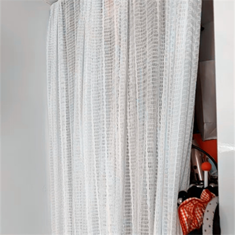 白色蕾丝条纹婚礼纱幔床车门窗帘甜品舞台桌网纱婚庆拍摄道具布料