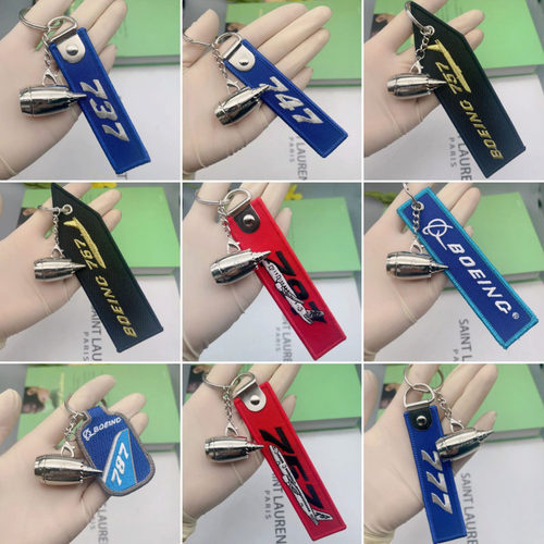 波音航空官网纪念品发动机钥匙扣