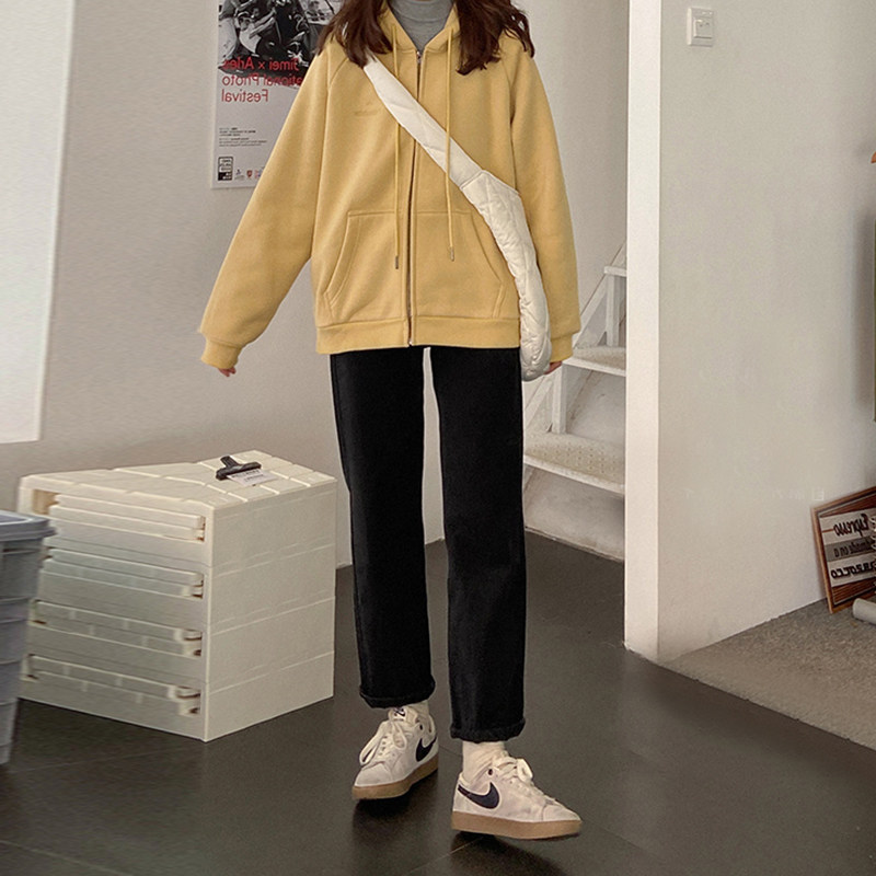 梨形身材裤子女秋冬胖妹妹大码高腰显瘦烟管裤宽松直筒加绒牛仔裤,女装/女士精品,牛仔裤,淘宝优惠券,粉丝福利购,淘宝优惠卷