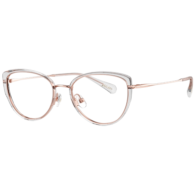 BOLON暴龙眼镜框新品透明猫眼