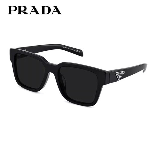 Prada普拉达墨镜偏光方框复古太阳镜男女高级感带度数近视墨镜08Z