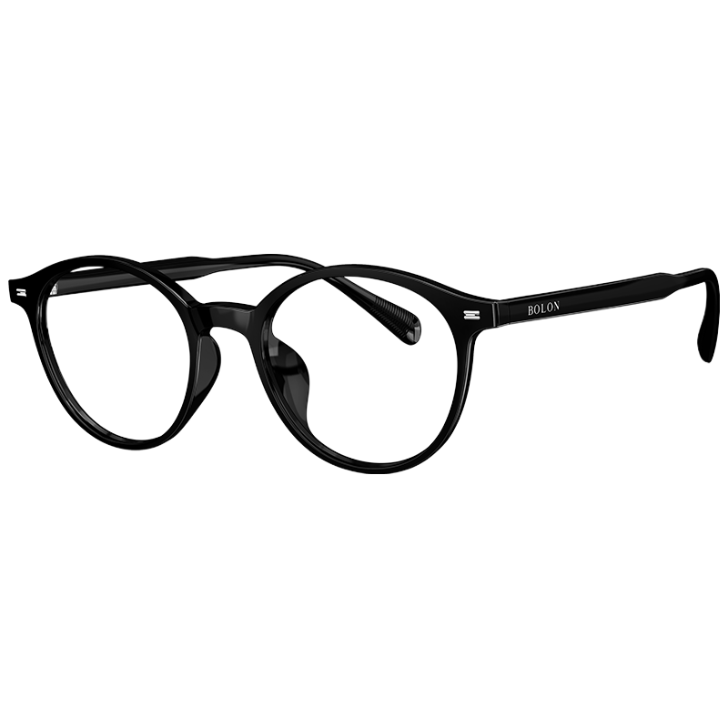 BOLON暴龙眼镜新款小圆框近视眼镜框男女百搭黑框眼镜架BJ5138
