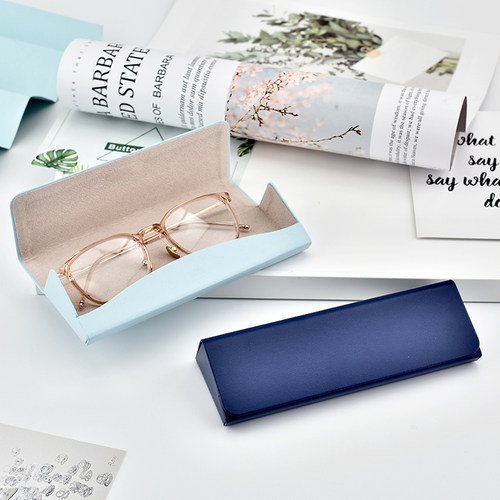 眼镜盒便携男女款高级感简约抗压防压学生近视眼睛盒收纳盒子新款