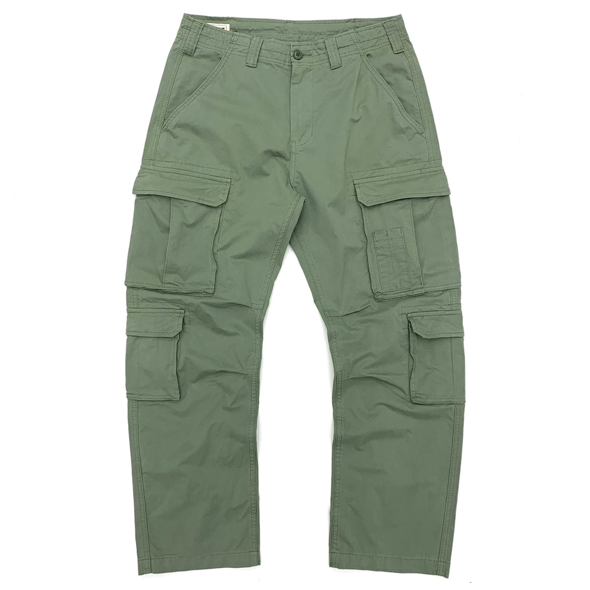 阿美咔叽工装多口袋休闲裤男