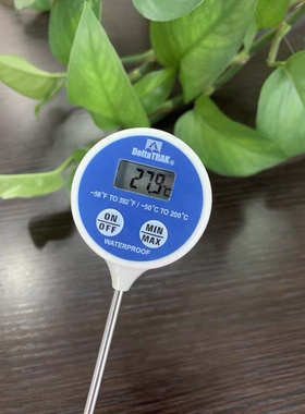 美国DeltaTrak11036温度计高精度防水数字探针食品中心温度计
