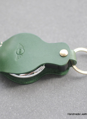 手工真皮适用于宝马迷你车钥匙包minicooperR55R56R60R61钥匙套