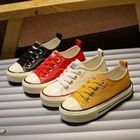 Детские тканевые кроссовки для мальчиков, классическая белая обувь, в корейском стиле