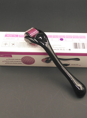 微针生发滚针滚轮增强米诺头皮育发液乌发吸收按摩仪面部痘印 1mm