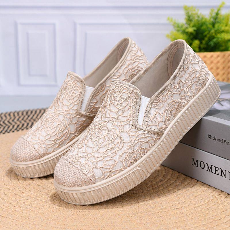 春秋新款渔夫鞋老北京布鞋女软底妈妈鞋单鞋轻便一脚蹬中老年女鞋,女鞋,传统布鞋,淘宝优惠券,粉丝福利购,淘宝优惠卷