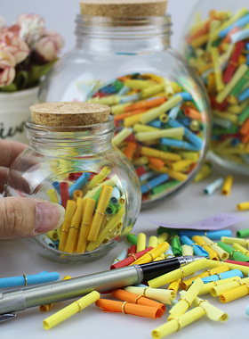 大码许愿瓶纸卷透明玻璃罐漂流瓶小纸条手工情人节小礼物创意礼品