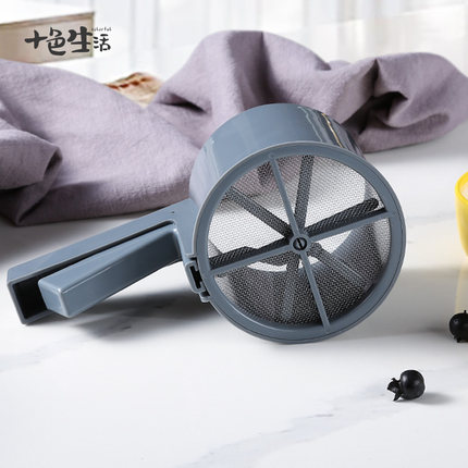 30面粉筛子烘焙手持半自动细孔网筛烘焙工具面筛子细家用糖粉筛