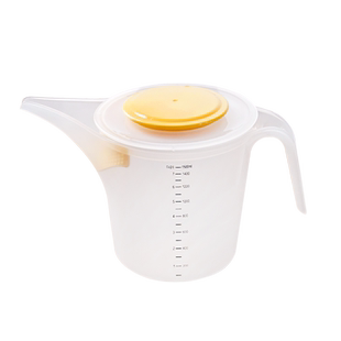 大容量食品级蛋液过滤量杯带刻度厨房多功能淘米器塑料量筒打蛋壶