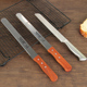 烘焙工具不锈钢面包切片刀10寸8寸粗齿细齿刀面包蛋糕西点刀厨房