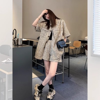 夏季套装女职业御姐风盐系显瘦