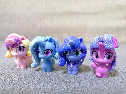 Подлинный блеск My Little Pony Q версия объемная вселенная принцесса, лунная принцесса, фонологическая принцесса, сумерки