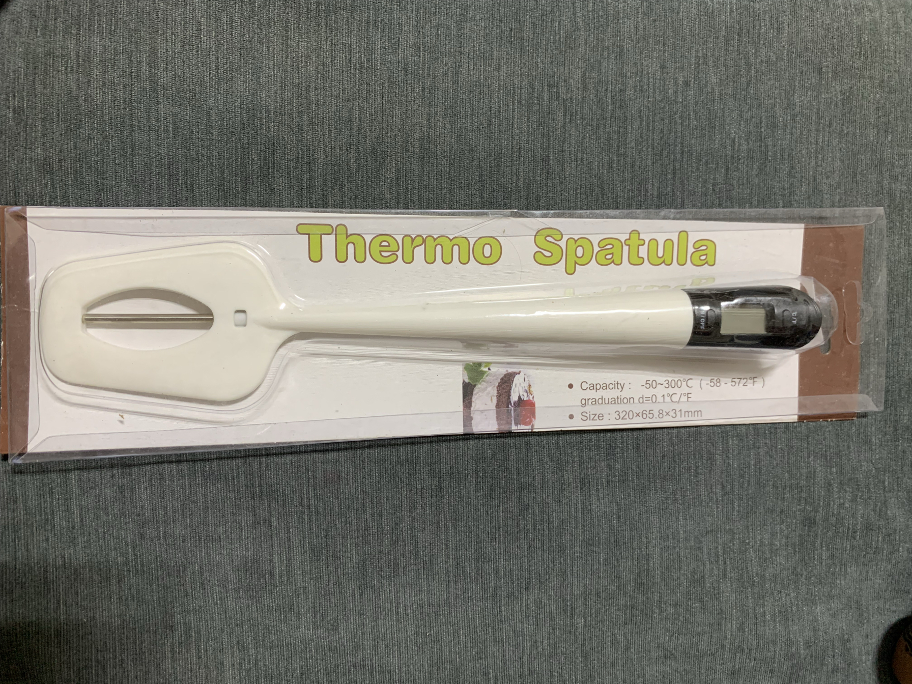 外贸出口硅胶刮刀温度计厨房食品糖果熬糖浆烘焙用搅拌面糊巧克力