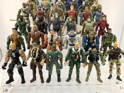 正版散货兵人模型膝关节肘关节可动3.75寸战士男孩生日礼物兰纳德