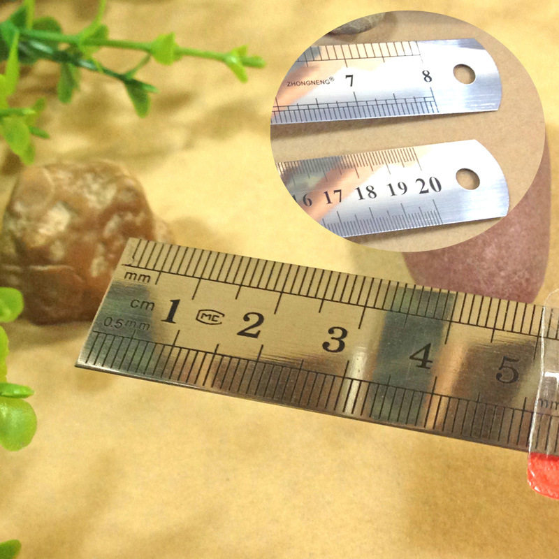 不锈钢直尺 200mm*2.6cm*0.5cm 20厘米不锈钢直尺