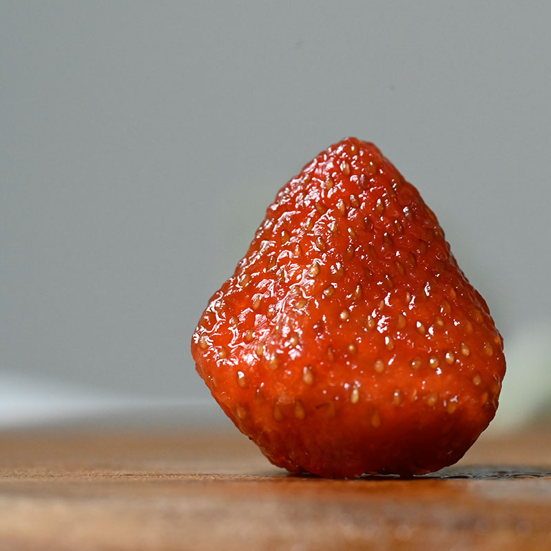 六坊厝原味精品草莓干酸甜清香草莓干180g【罐装】办公室休闲零食