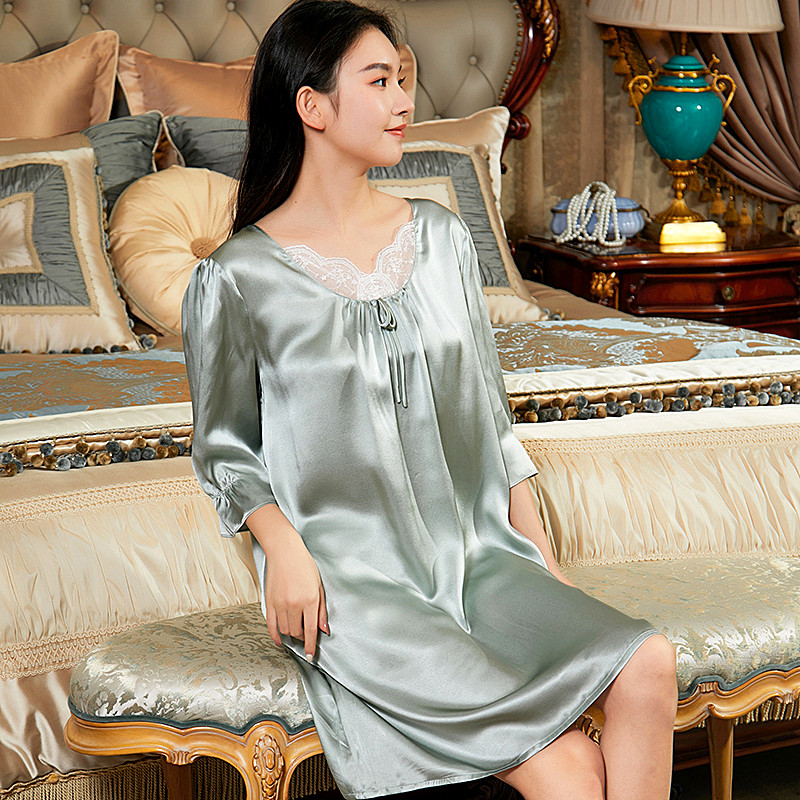 桑帕尔桑蚕丝真丝丝绸夏季家居服