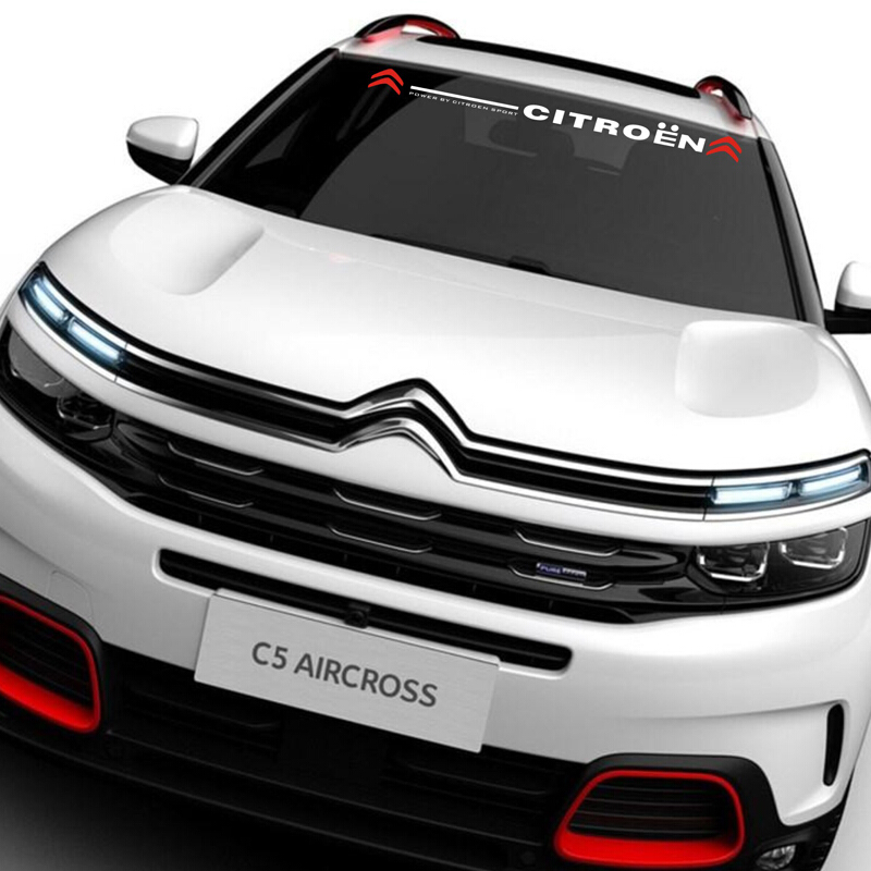 雪铁龙世嘉 C4L C5 C6 爱丽舍 DS5 C3-XR 改装反光前档贴纸