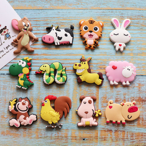 立体冰箱贴十二生肖磁铁贴磁贴