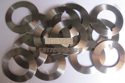分条机精密圆刀,分条刀圆刀片,胶粘分条机圆刀,无齿圆刀