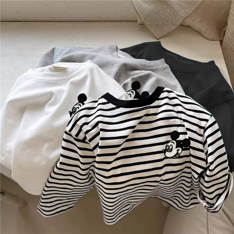 【100%纯棉】儿童长袖t恤打底衫