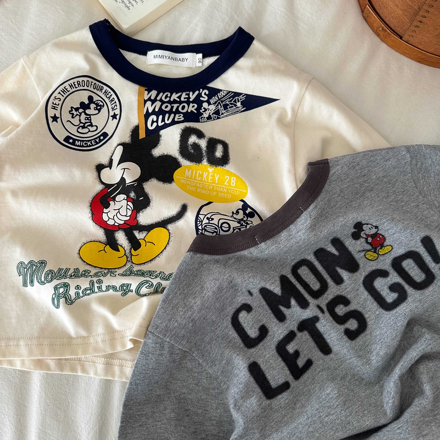 100%纯棉儿童长袖T恤春秋款上衣