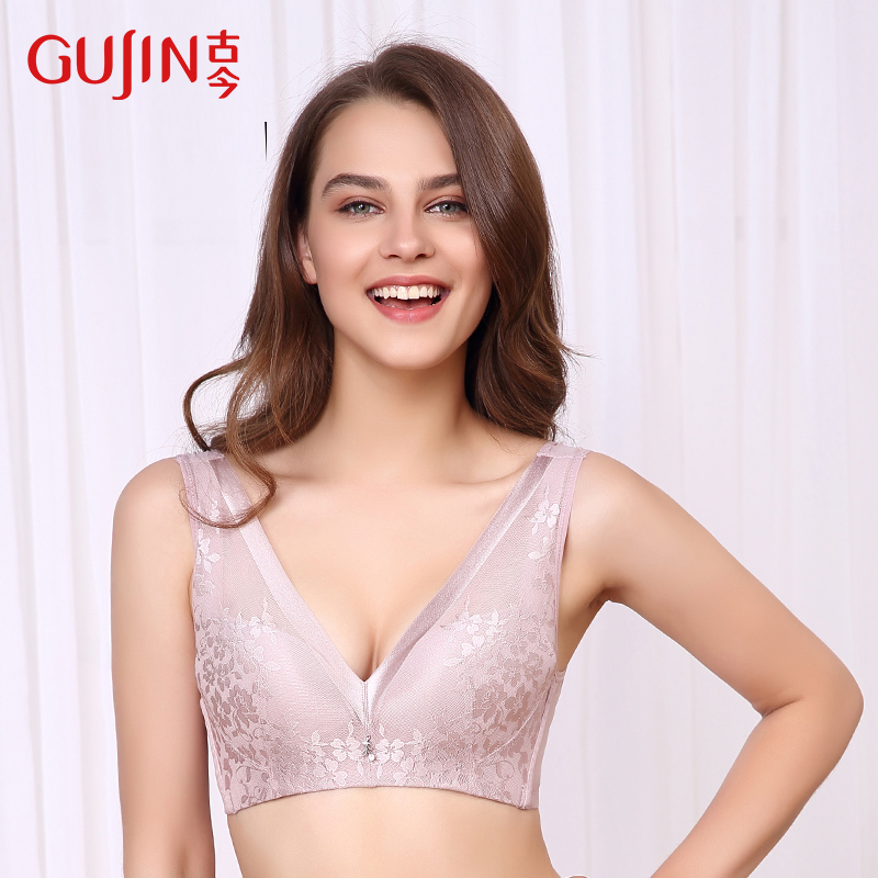 古今性感聚拢蕾丝内衣女大杯文胸