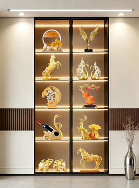 中国风高档博古架书柜摆件