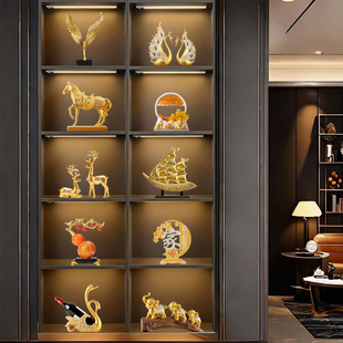 2026新款十件套装摆件家居客厅酒柜装饰品玄关电视柜乔迁新居轻奢