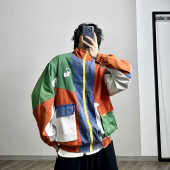 复古百搭工装 小众撞色拼接美式 男女休闲夹克外套 STUDIO春季 PGUP