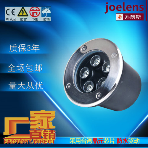 LED水底游泳池灯七彩防水12V/24V不锈钢水下地埋灯嵌入式地灯