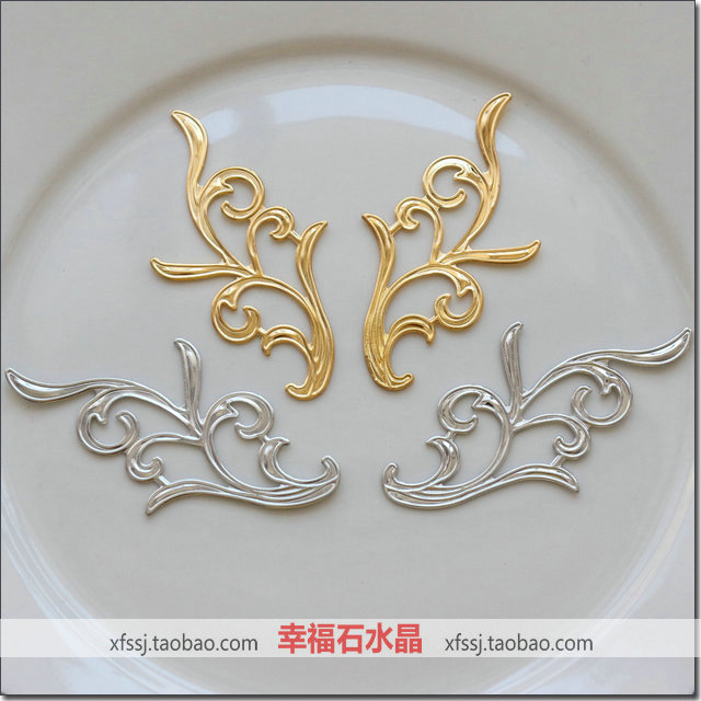 古风幸福凤冠翅膀花枝饰品配件