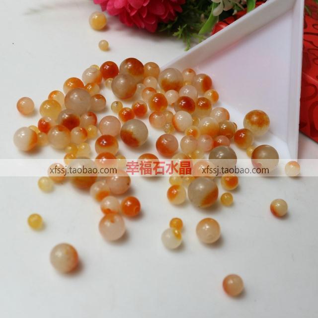 diy散珠古风玉石凤冠天然