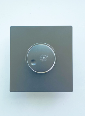 86型黑色调光开关两线LED白炽灯调光器80w调光器400w调速开关