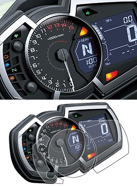 适用摩托车川崎忍者NINJA400液晶显示屏仪表透明保护贴膜屏幕改装