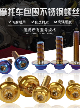 适用杜卡迪 Panigale 959 1199 1299 V4 V2 改装全整外壳螺丝配件