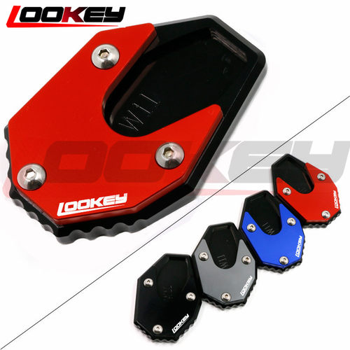 适用GSX150FNK版防滑边撑垫极客飒GIXXER155加大加宽侧支架脚掌配