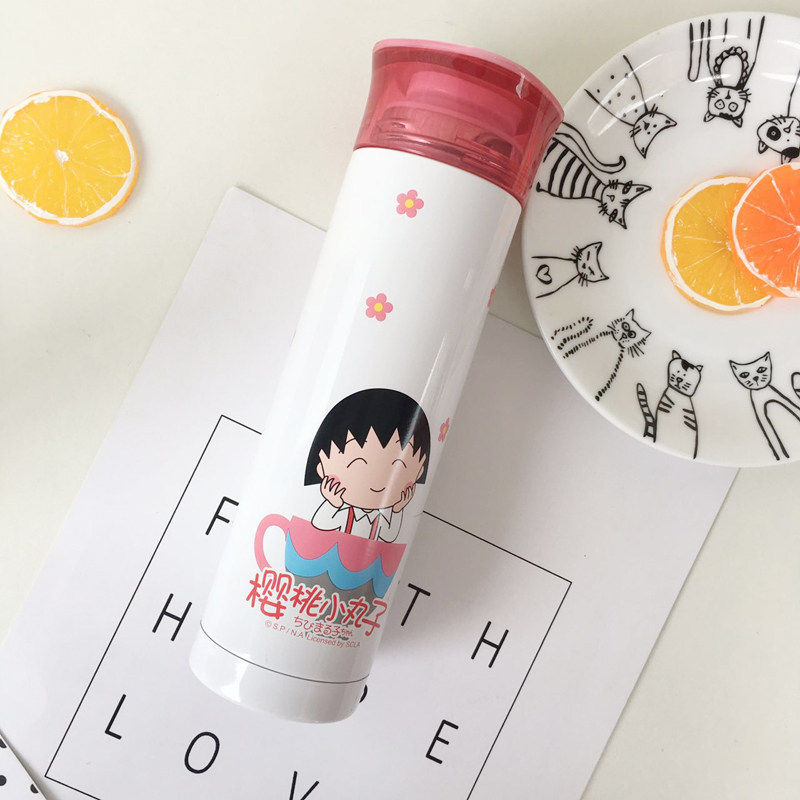 日本樱桃小丸子卡通可爱保温杯儿童水杯饭盒创意学生情侣杯随手杯|msdalam kategori pinggan mangkuk, Cup/cawan/cerek, Mug - dari Buy2taobao.com untuk memberikan perkhidmatan ejen Taobao profesional membeli